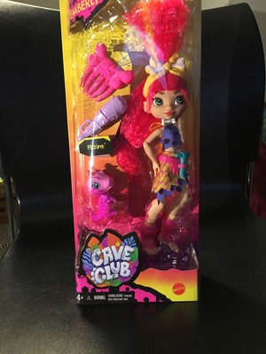 Cave Club Emberly Doll (10-Inch) Prehistoric Fashion Doll With Dinosaur Pet new 