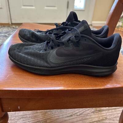 Nike Womens Downshifter 9 Black Running Shoes Size 11 / 8.5