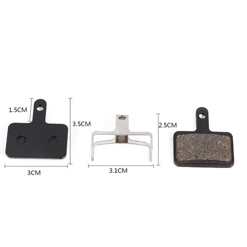 VXB 4 Pairs Black Color M446 Bike Disc Brake Pads For Bike Bycycle Brake Co CW - Picture 2 of 9
