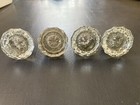 Lot Of  4 Antique 12 Point Cystal Glass Door Knobs — photo 2