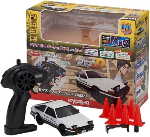 Kyosho 66601L AE86 RC Car First MINI-Z Initial D Toyota Sprinter Trueno 1/28 - Picture 1 of 4