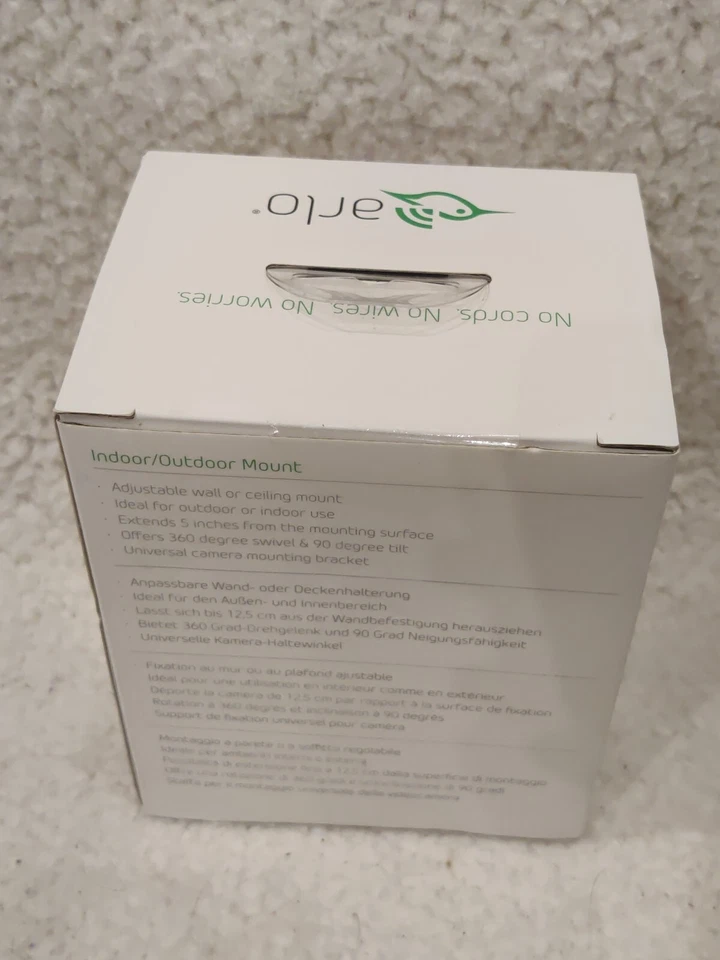 NETGEAR Indoor/Outdoor Mount Arlo & Arlo Pro Compatible White No Camera, New - Image 3 of 3