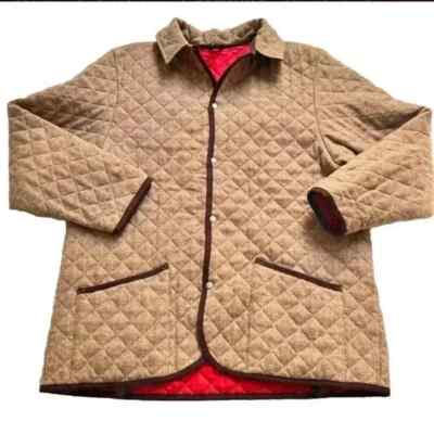 Men s XL Mackintosh Scottish wool quilter snap jacket