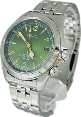 Seiko Alpinist 6R15-00E0 SARB017 Automatic Green Mens Watch Seiko Alpinist 6R15-00E0 SARB017 Automatic Green Mens Watch