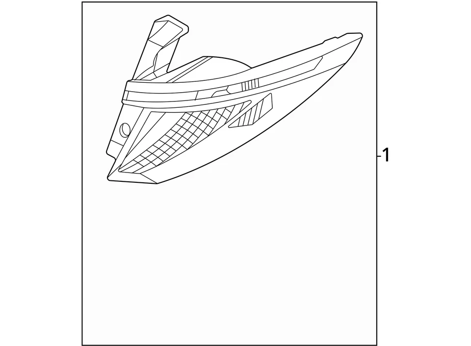 Luz trasera LED HYUNDAI TUCSON construida en Estados Unidos cuarto panel montado derecha 92402CW100 Foto 4 de 4