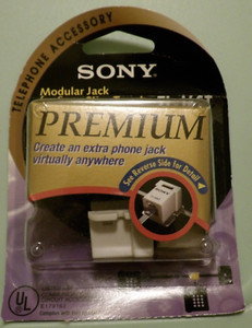 Sony TL-J6ST Premium Modular Jack for Slim Tough Telephone Cords.  New