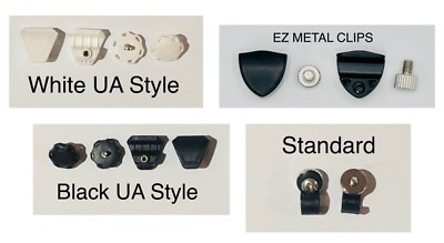 Chrome Mini Football Helmet Visors With Clips