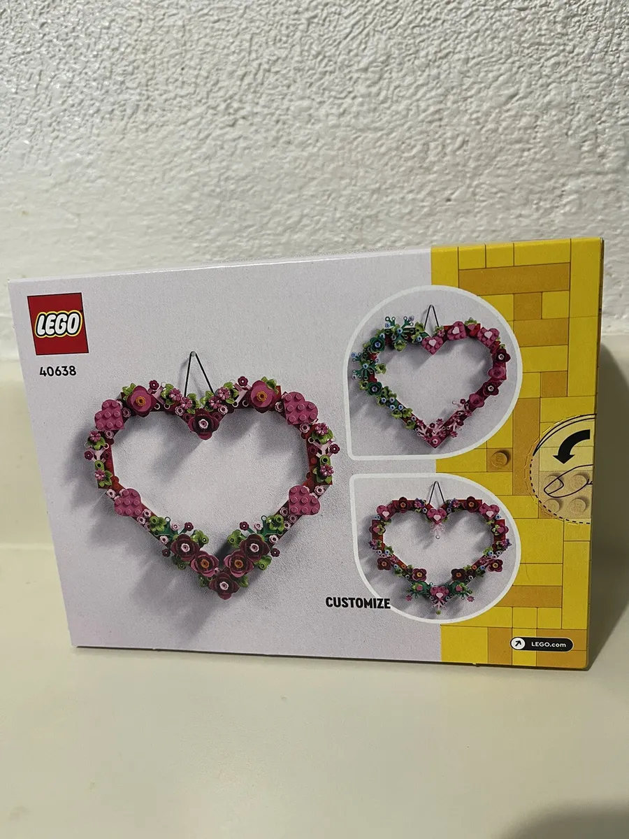 New Lego 40638 Heart Ornament Brand New And Sealed