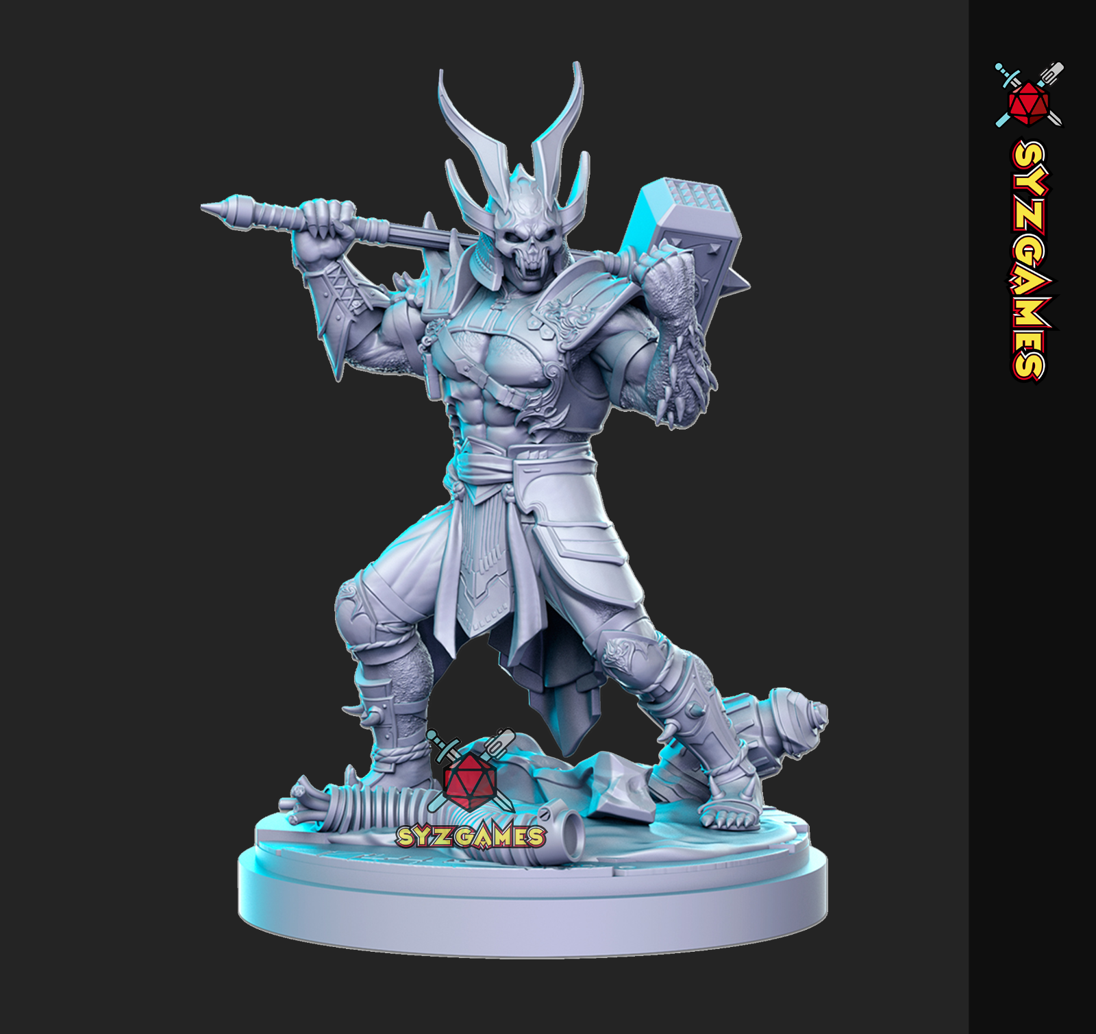 Shao Kahn MK11 miniature model fantasy games dnd (RL7M6GR6D) by MicroRealms