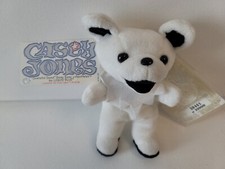 Grateful Dead Plush Bear " Casey Jones " Limited Edition Liquid Blue-7  - NWT