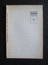 ENRICO RAGNI - NOTIZIARIO 83 - MARZO 1966 - GALLERIA FERRARI VERONA