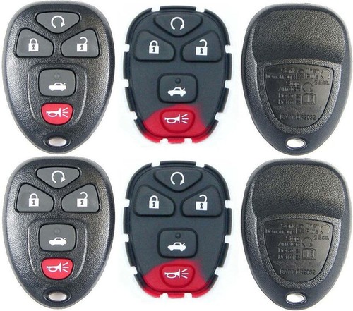 Pair Of 4-Button Keyless Entry Remote Key Fobs – For Buick Chevy Pontiac Saturn – Replaces B111-pt