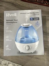 New In Box LEVOIT Classic 100 2.4L Ultrasonic Cool Mist Humidifier
