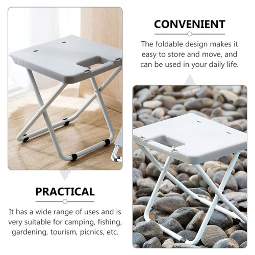Garden Chair Collapsible Step Stool Balcony Stool Small Folding Stool - Picture 9 of 12