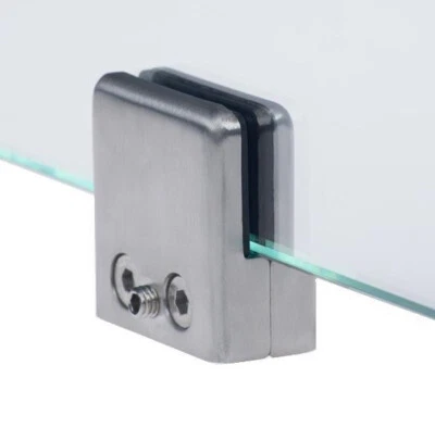 MARKENLOS Glashalter Glasklemme Klemmhalter Geländer Glasklemmhalter Eckig 8Mm Edelstahl