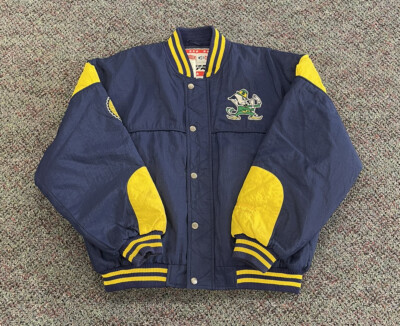 Vintage University Of Notre Dame Fighting Irish Jacket Size Large