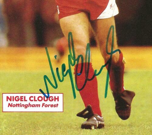 NIGEL CLOUGH NOTTINGHAM FOREST FC 1984-1993 INGLATERRA INT AUTÓGRAFO ORIGINAL - Imagen 3 de 3