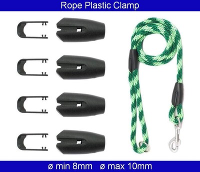 Rope Plastic Clamps - For ropes with a diameter: 8mm, 10mm, 12mm | eBay