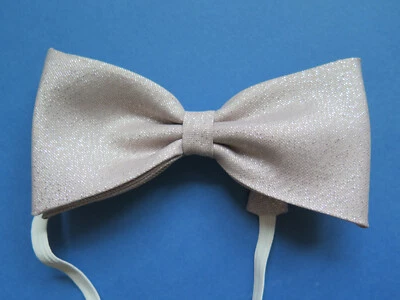 schöne ältere Fliege Herren Accessoires Hochzeit aus DDR-Zeit mit Glitzereffekt - Bild 1 von 4