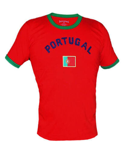 ik ga akkoord met sector uitlijning Portugal Soccer Futbol Jersey T-shirt Uniform Country Flag 100% Cotton |  eBay