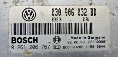 Einspritzung Steuergerät (OHNE WFS) VW Polo 1.4 AKK  030906032BD  0261206767