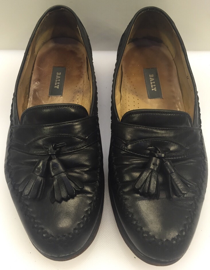 Bally Calfskin Chancy Loafers made in italy Bally Mens Brown Leather Tassel Loafer Shoes Size 10 Chancy  main image 4