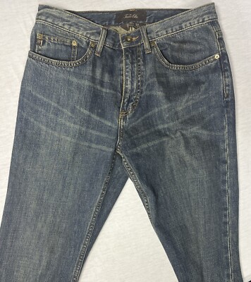 Vtg TASSO ELBA Jeans Men's Blue Classic Straight-Leg Five-Pocket SZ 31X31