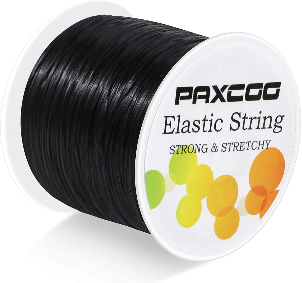 Black Elastic Stretchy String , Stretch Bead Cord for Bracelets