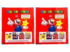 Lot of (2) 2023 Panini Super Mario Play Time Stickers Factory Sealed Packs