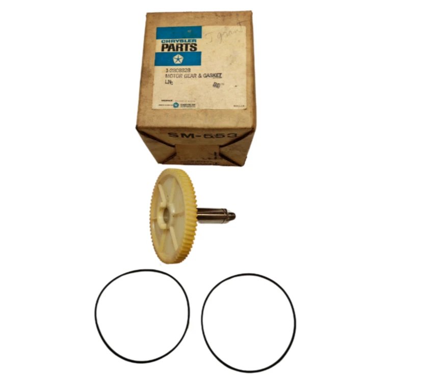 Plymouth Chrysler Dodge 1966-1968 limpiaparabrisas motor engranaje y junta 2808828 nuevo en stock Foto 2 de 4