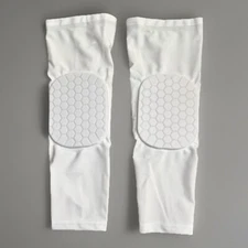 Honeycomb Knee Pads White Knee Protector Brace Support Compression Leg Sleeves
