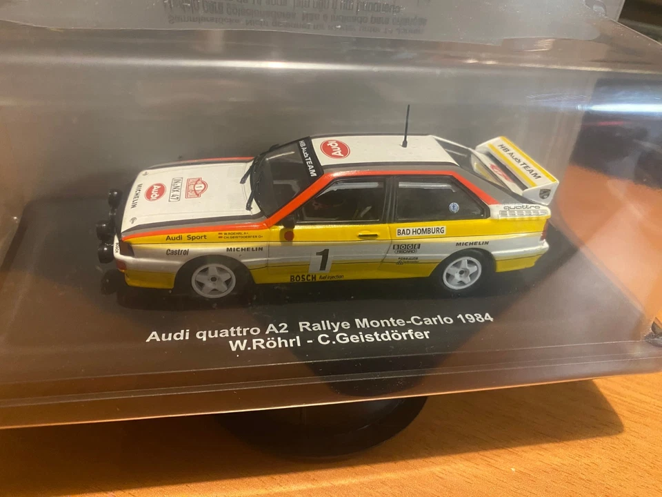 CENTAURIA 1/43 - Ref: PROMO x ABBONATI - AUDI QUATTRO A2 - RALLY MONTECARLO 1984 - Immagine 2 di 4