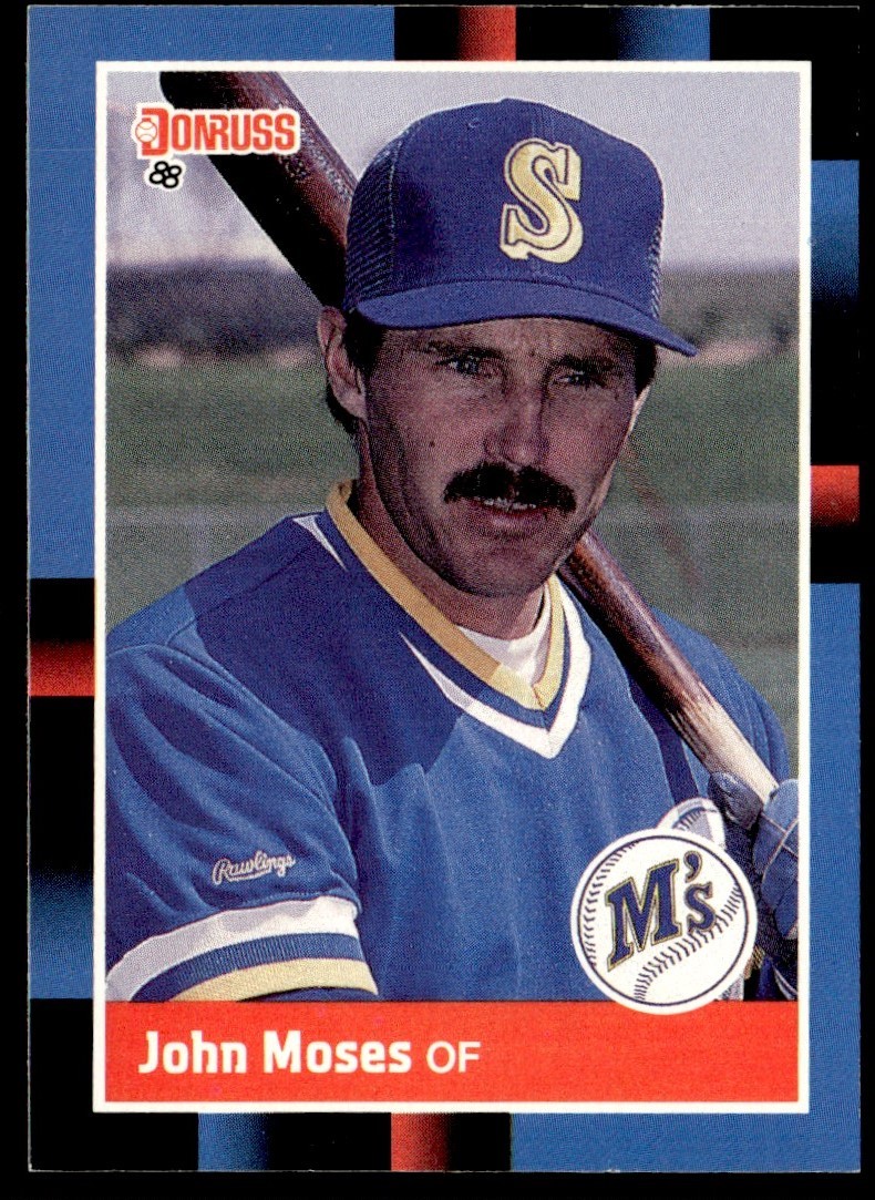 1988 Donruss John Moses Seattle Mariners #440