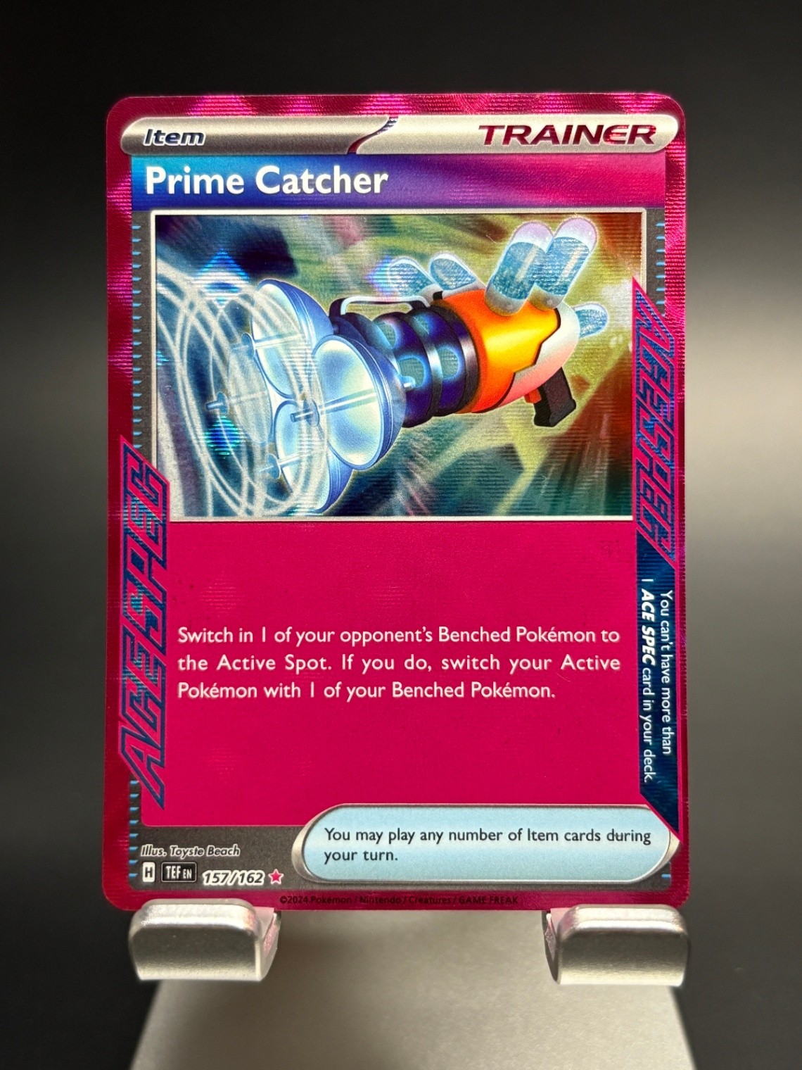 Prime Catcher 157/162 Holo SV05: Temporal Forces NM Pokemon