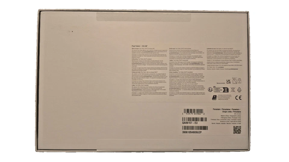 Google Pixel Tablet 256GB Wi-Fi 10,95 Zoll Porzellan | OVP - Bild 2 von 2