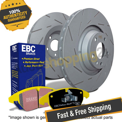EBC S9KR1582 Stage 9 Super Sleeper Slotted Rear Brake Kit for 2014-2018 VW Jetta