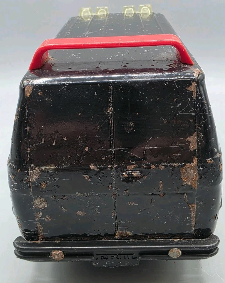老式 1983 年 Ertl "The A-Team" 黑色 1: 18 Van 带滑动门,无起子 — 第 4/4 张图片