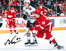MARKO KASPER signed (DETROIT RED WINGS) Hockey 8X10 photo BECKETT BM85056