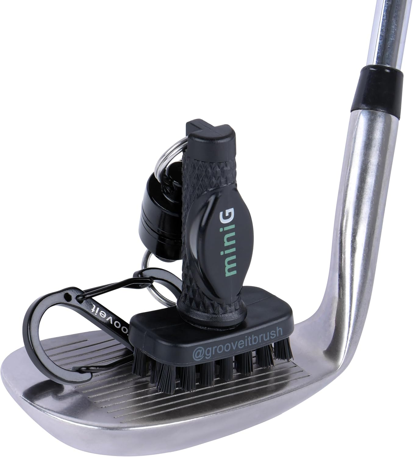 Mini Golf Brush with Detachable Magnet and Heat-Resistant Bristles for Easy Cleaning