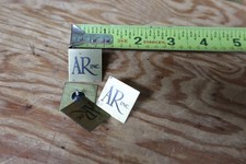 ACOUSTIC RESEARCH AR SPEAKER GRILL BADGE NAMEPLATE LOGO ORIGINAL