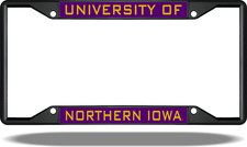 Northern Iowa, University of Black License Plate Frame