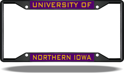 #ad #ad Northern Iowa University of Black License Plate Frame $29.49