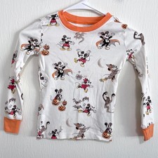 Disney x Pottery Barn Kids Size 6 Halloween Mickey Minnie Mouse Pajama Top
