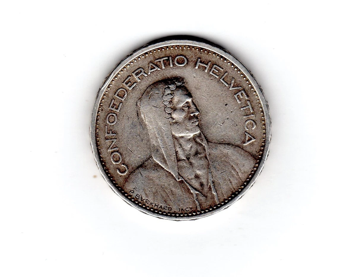 Silver 1933 Year Swiss Coins for sale | eBay