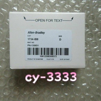Allen-Bradley 1734-IB8 AB 8Point Digital Input Module 1734IB8 NEW factory Sealed