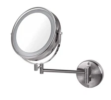 ICO Bath V905 Volkano 19-1/2" W X 13-1/2" H Modern Circular Framed Bathroom Wall