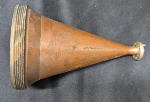 RF Microwave Horn Copper & Brass 4 7/8" Long 2"7/8" Wide UG-85 #2