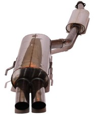 BASTUCK Sportauspuff Komplettanlage ab Kat. 2x76mm BMW 3er E36 inkl Coupe 318is