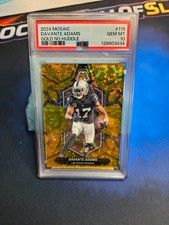 2024 davante adams gold no huddle 5/10 psa 10 pop 1