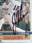  JOE MAUER AUTOGRAPHED PSA DNA CERT AUTO AUTH GEM MT 10 2003 GRANDSTAND MIRACLE  — photo 2